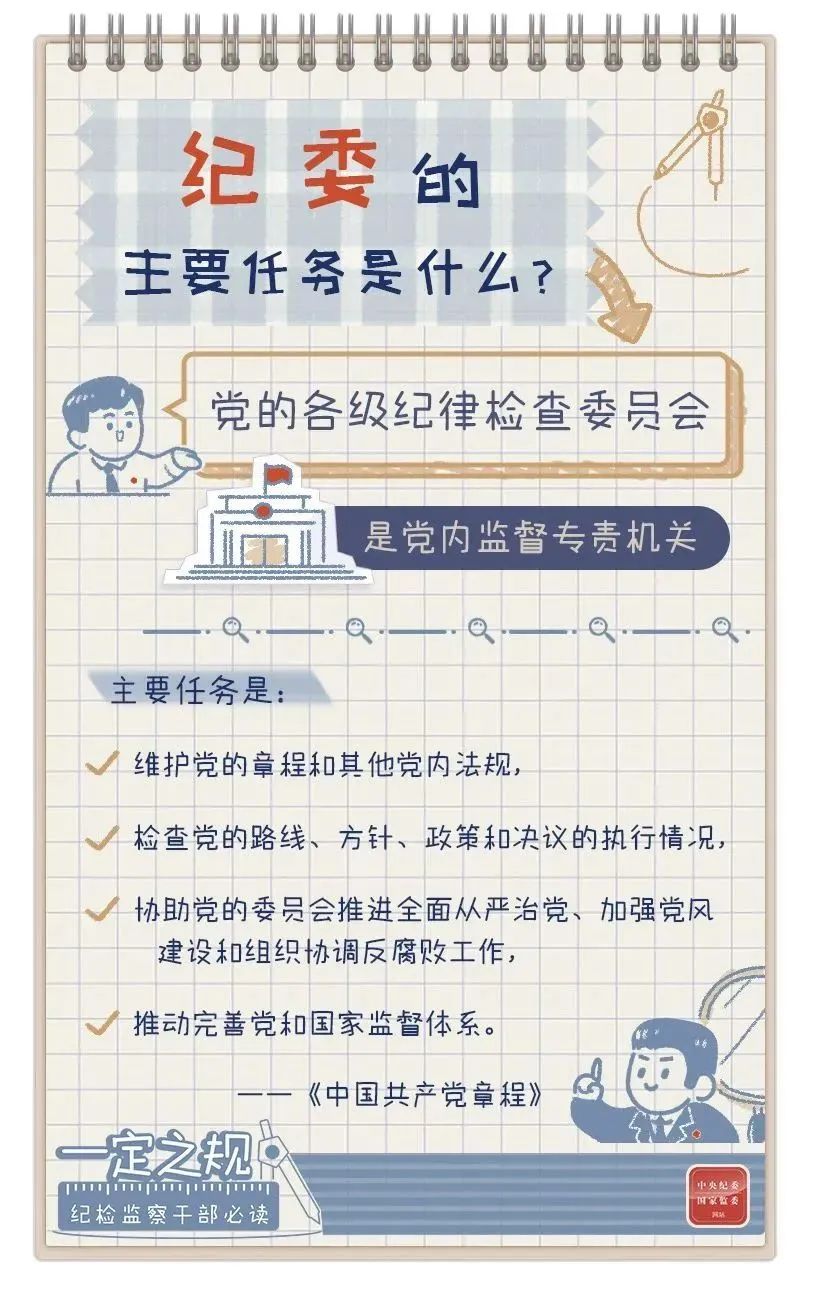 一定之规：纪委的主要任务是什么？